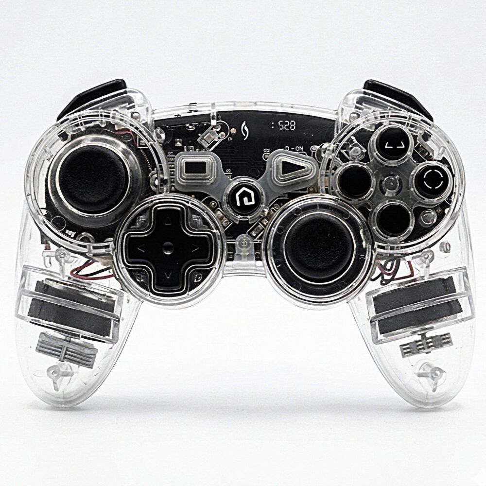 Clear Transparent Wireless PS3 Controller Gamepad Generic PlayStation 3 VGUC